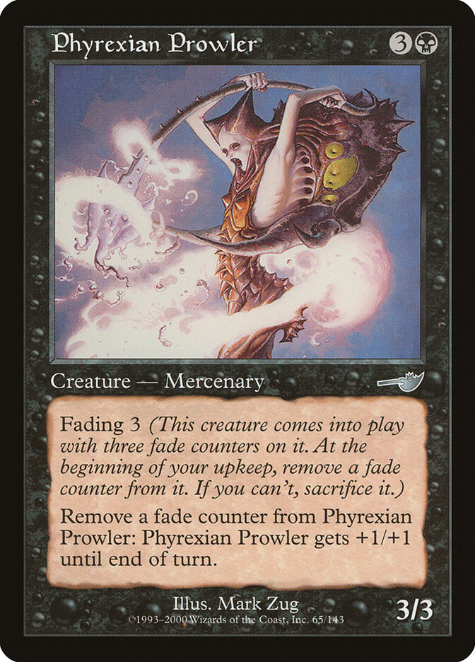 Rôdeur phyrexian — Nemesis 65/143