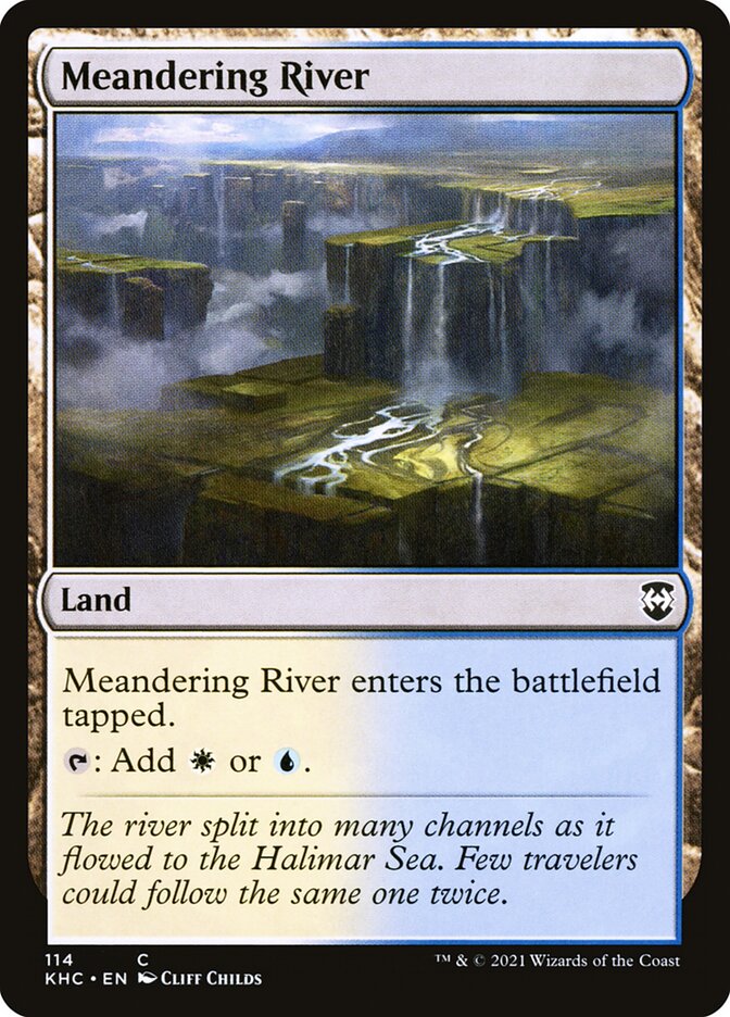 Meandering River — Kaldheim Commander 114/119