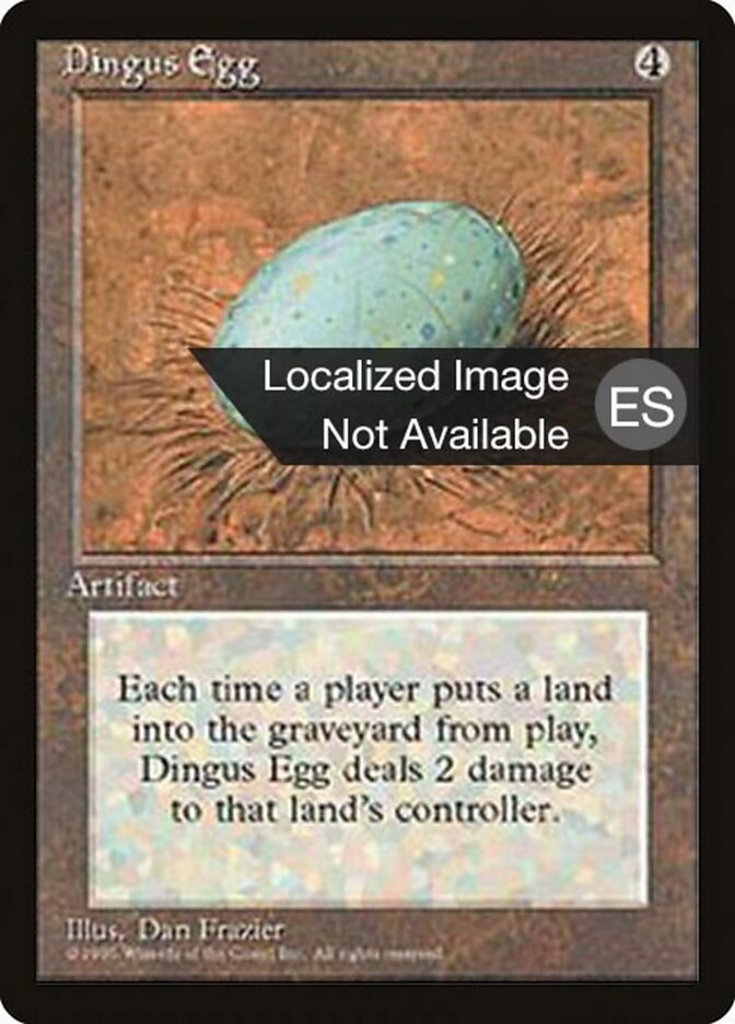 Dingus Egg — Fourth Edition Foreign Black Border 315/378
