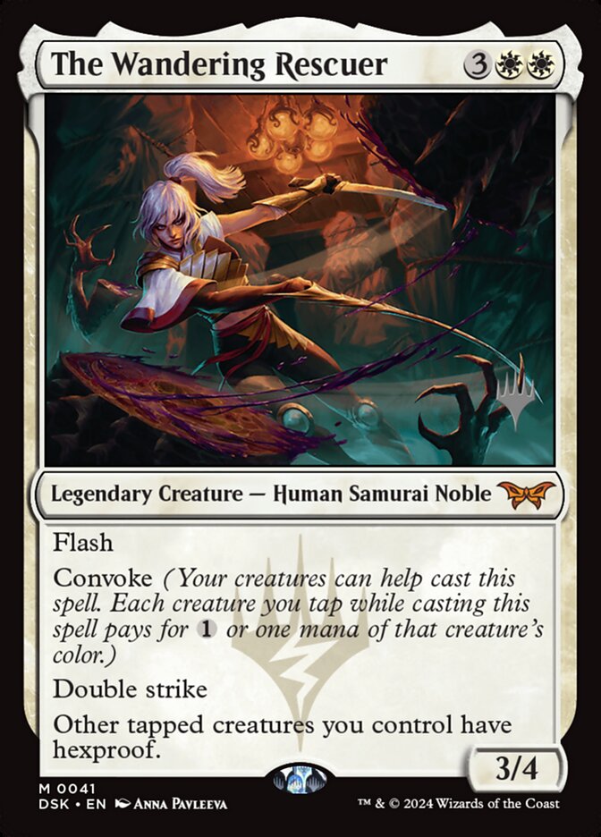 The Wandering Rescuer — Duskmourn: House of Horror Promos 41p/160