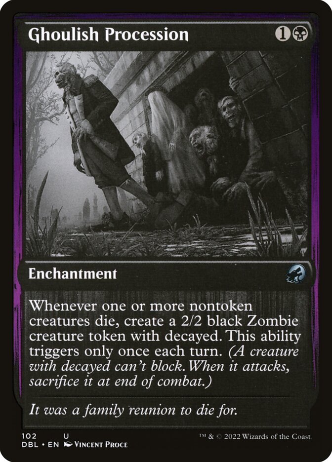 Ghoulish Procession — Innistrad: Double Feature 102/535