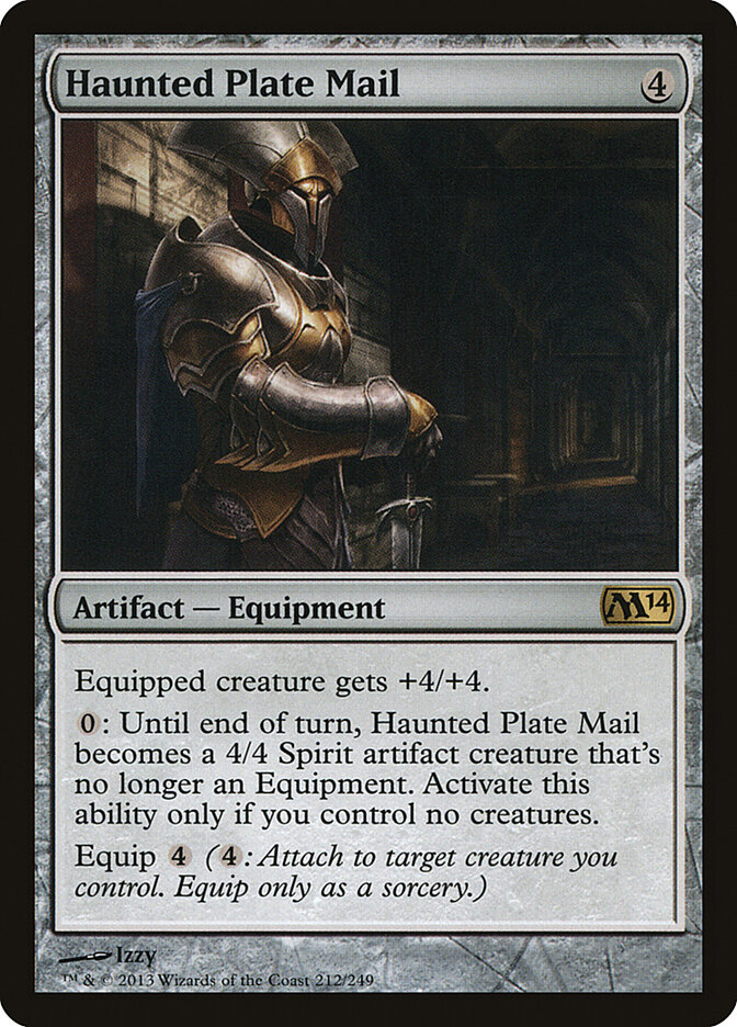 Haunted Plate Mail — Magic 2014 212/249