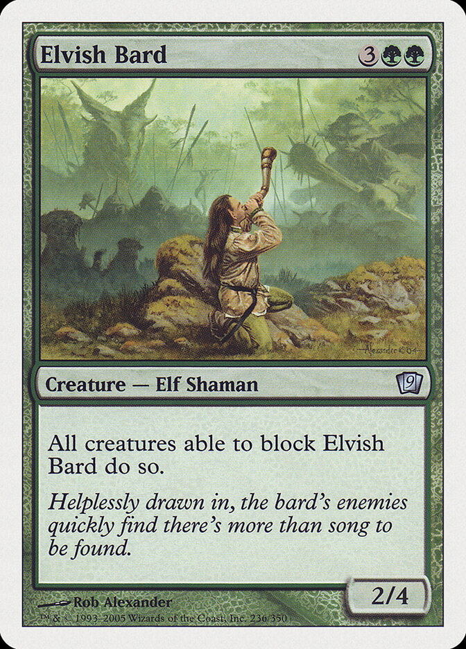 Elvish Bard — Ninth Edition 236/709