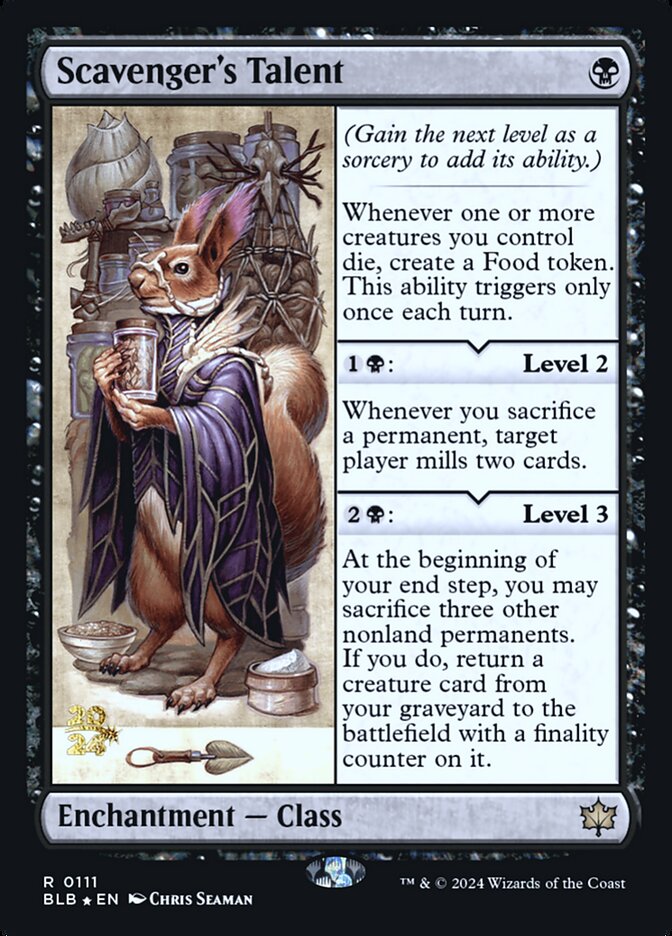 Scavenger's Talent — Bloomburrow Promos 111s/160