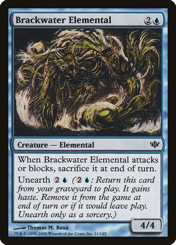 Brackwater Elemental — Conflux 21/145