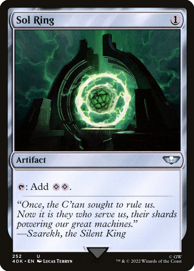 Sol Ring — Warhammer 40,000 Commander 252/617