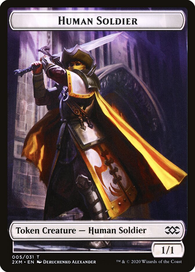 Human Soldier — Double Masters Tokens 5/31