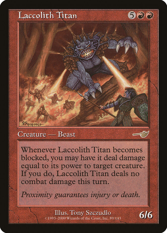 Laccolith Titan — Nemesis 89/143