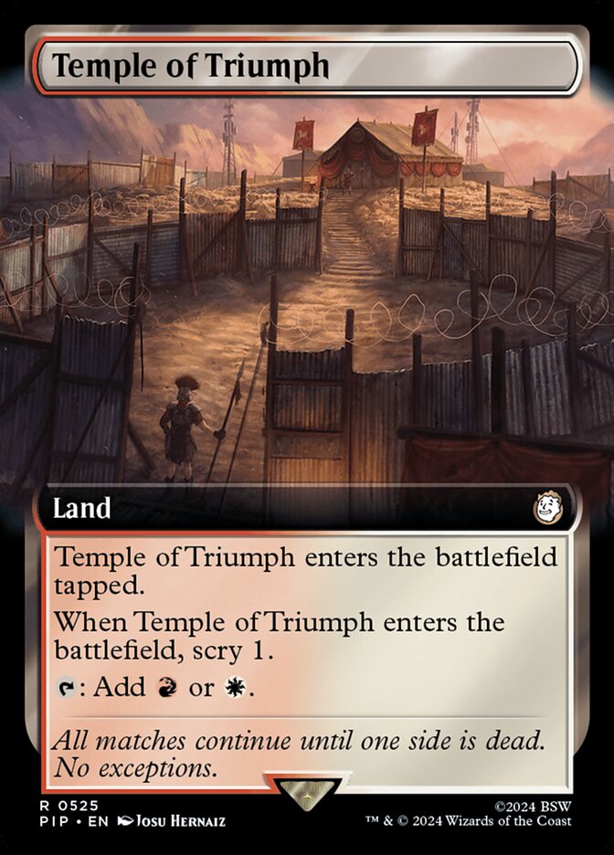Temple of Triumph — Fallout 525/1068