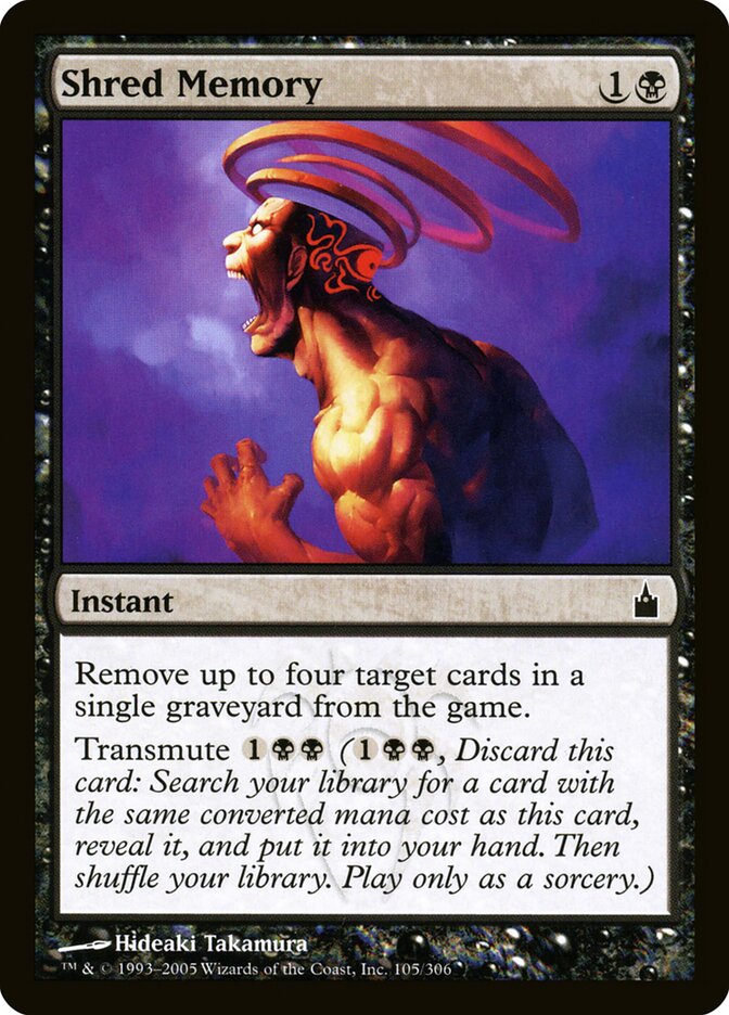 Shred Memory — Ravnica: City of Guilds 105/306
