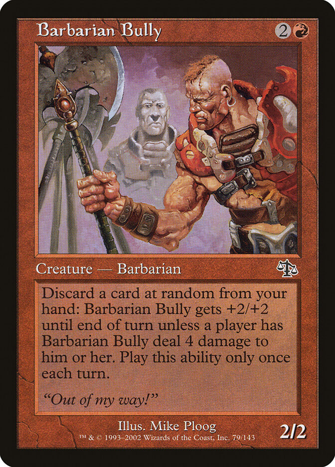 Barbare bravache — Judgment 79/143