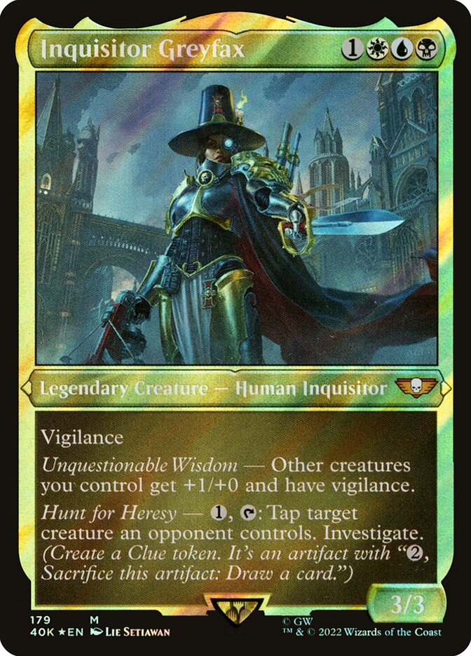 Inquisitor Greyfax — Warhammer 40,000 Commander 179/617