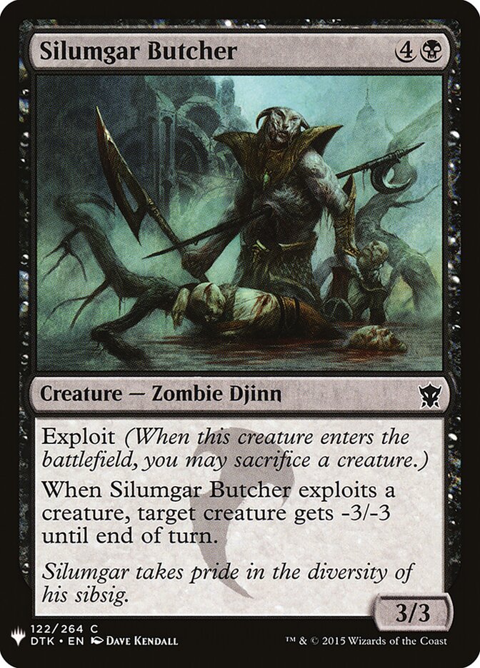 Silumgar Butcher — The List DTK-122/5581