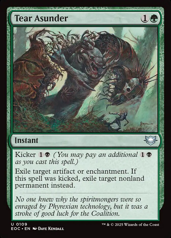 Tear Asunder — Edge of Eternities Commander 109/191