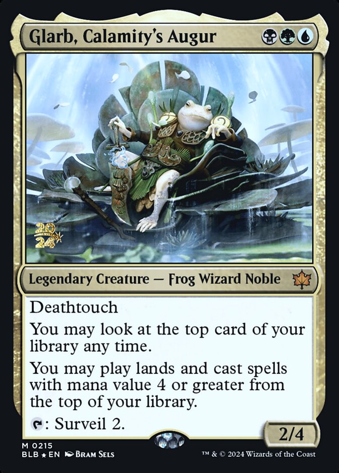 Glarb, Calamity's Augur — Bloomburrow Promos 215s/160