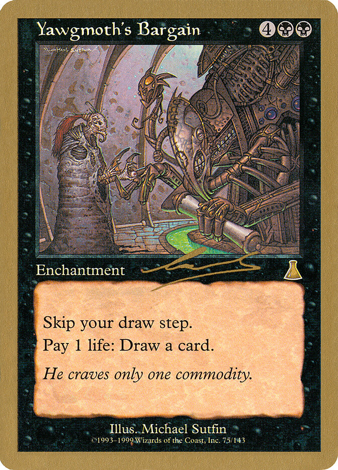 Yawgmoth's Bargain — World Championship Decks 2000 nl75/117