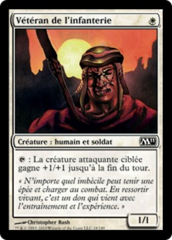 Vétéran de l'infanterie — Magic 2011 18/249