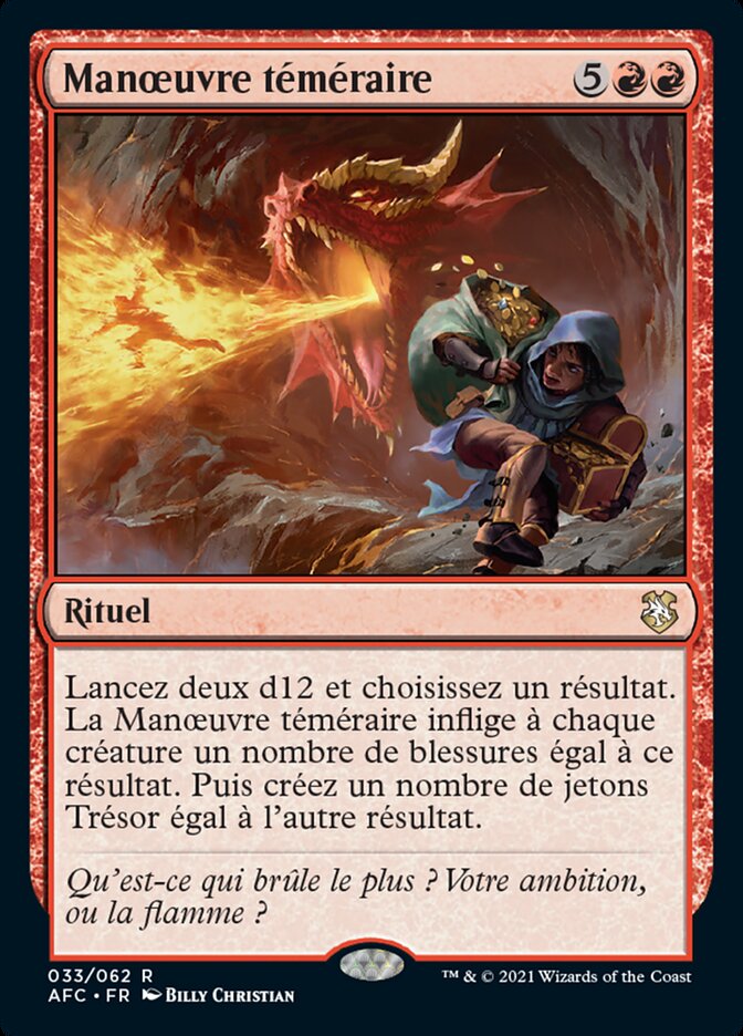 Manœuvre téméraire — Forgotten Realms Commander 33/331