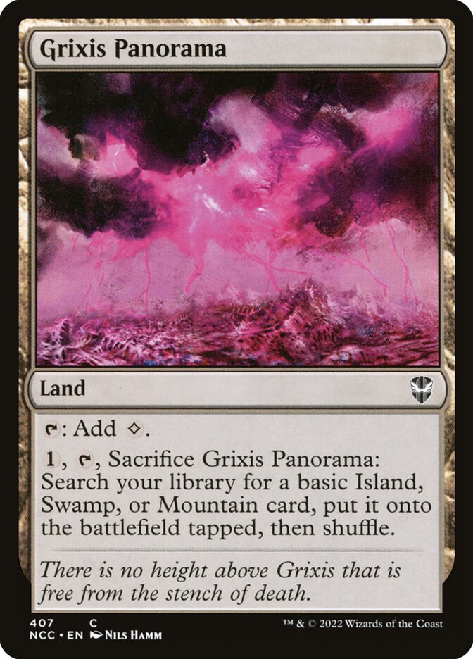 Grixis Panorama — New Capenna Commander 407/447