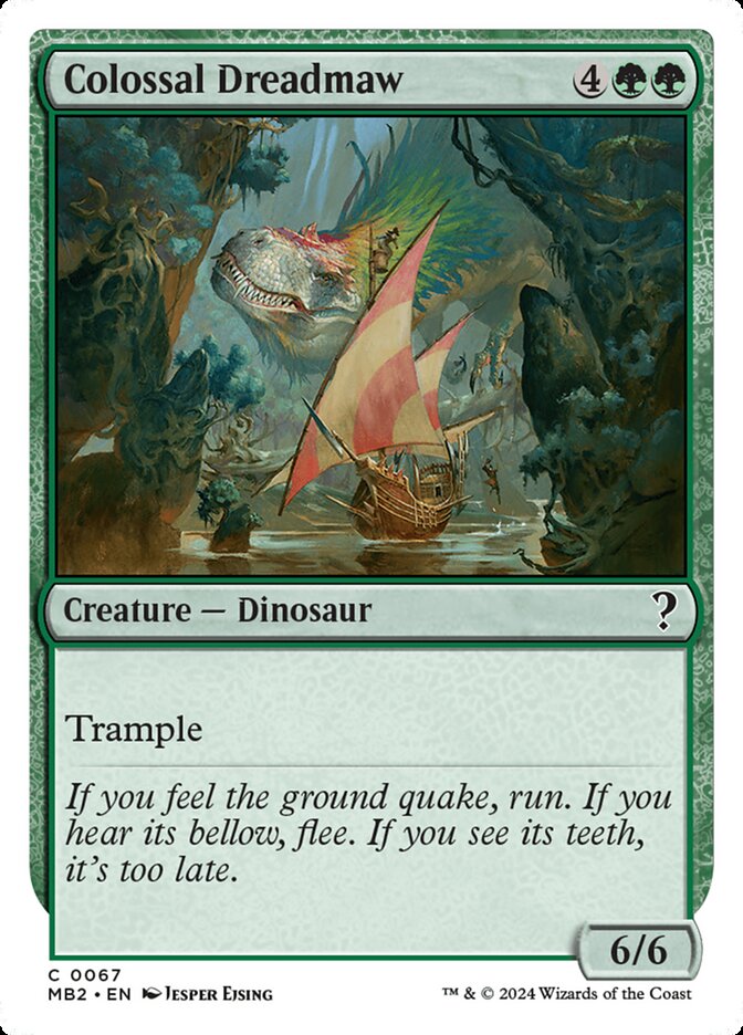 Colossal Dreadmaw — Mystery Booster 2 67/385