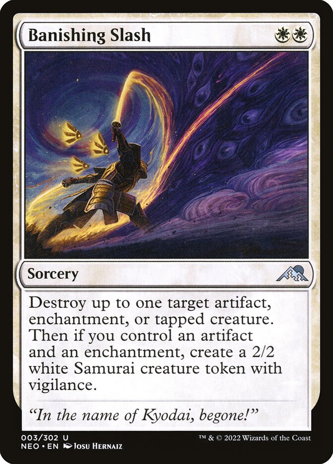 Banishing Slash — Kamigawa: Neon Dynasty 3/531