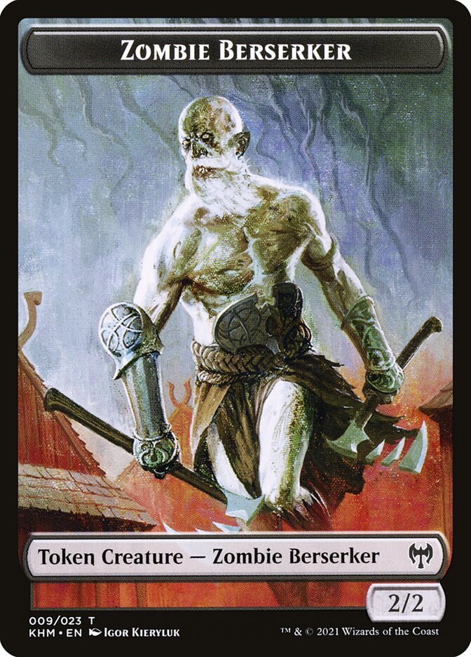 Zombie Berserker — Kaldheim Tokens 9/23