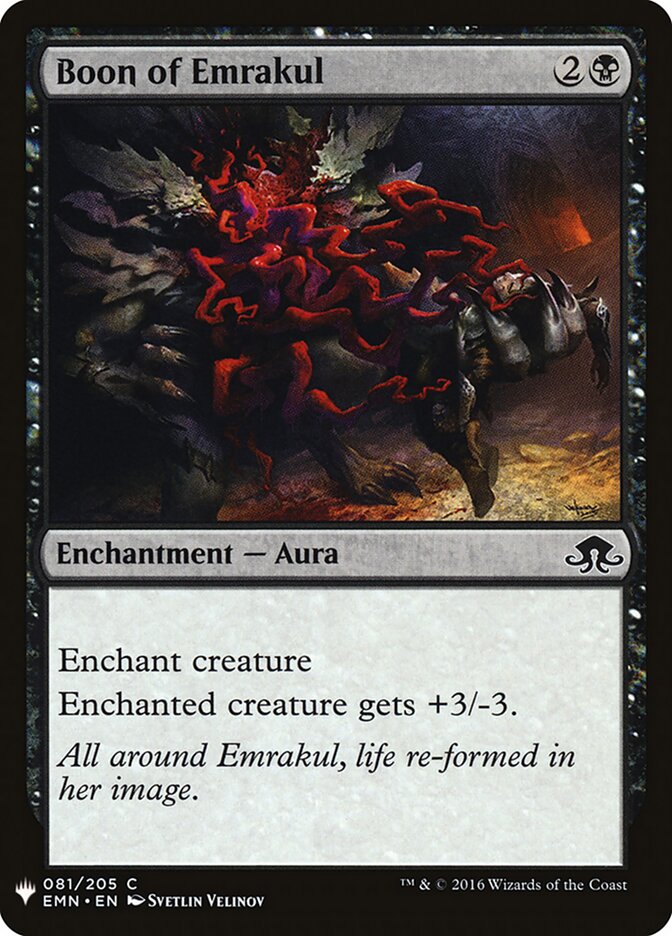 Boon of Emrakul — The List EMN-81/5581