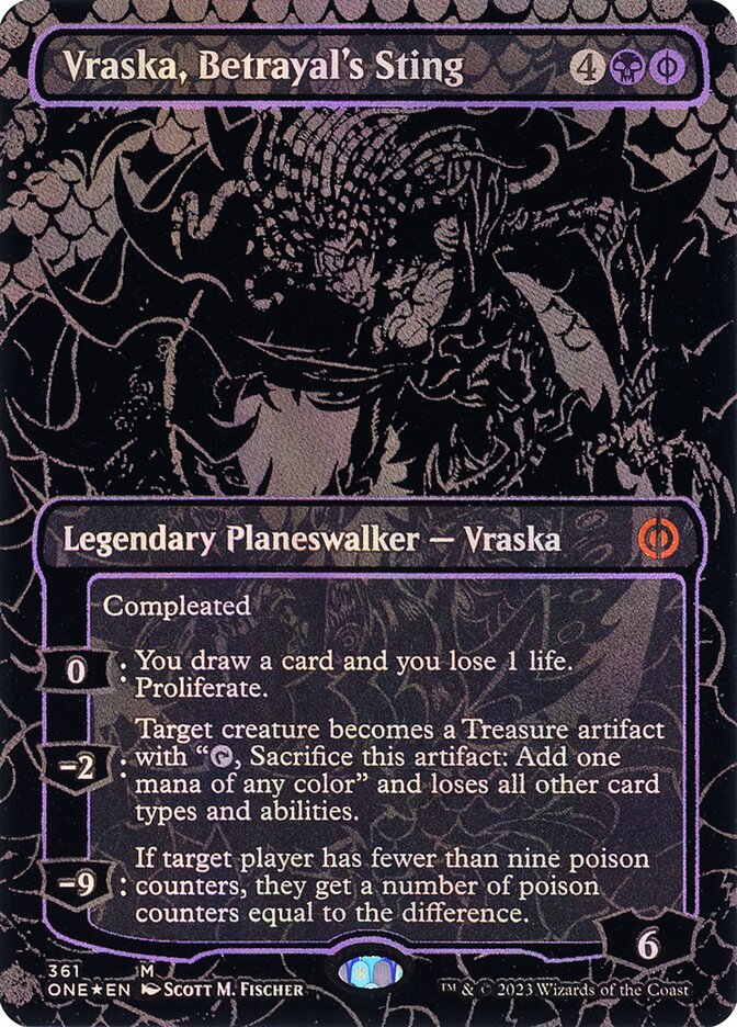 Vraska, Betrayal's Sting — Phyrexia: All Will Be One 361/479