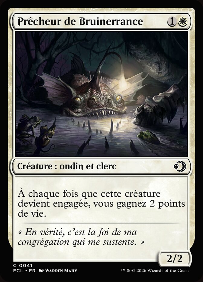 Prêcheur de Bruinerrance — Lorwyn Eclipsed 41/408