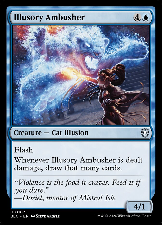 Illusory Ambusher — Bloomburrow Commander 167/356