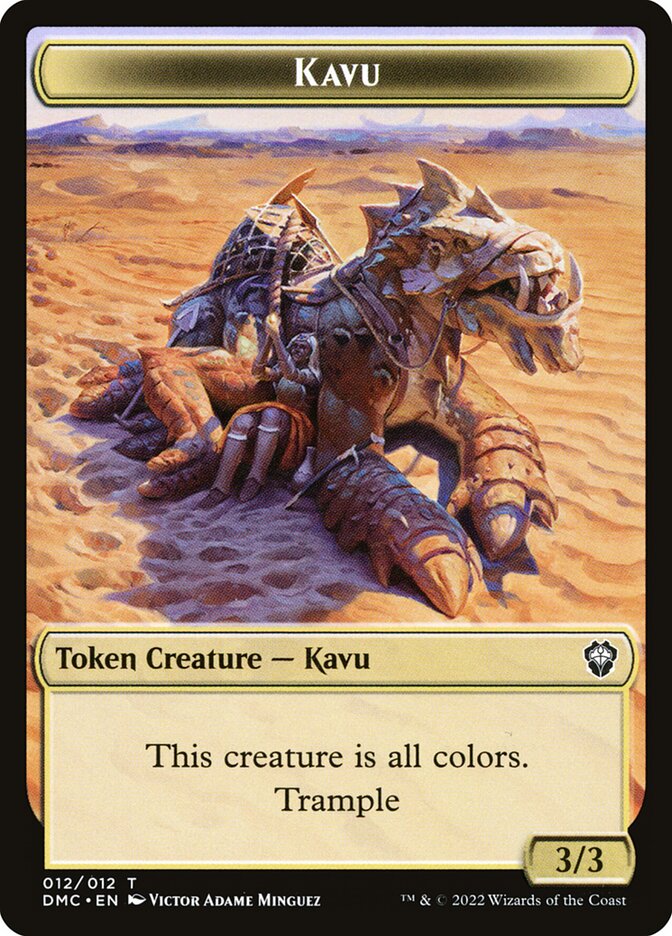 Kavu — Dominaria United Commander Tokens 12/12