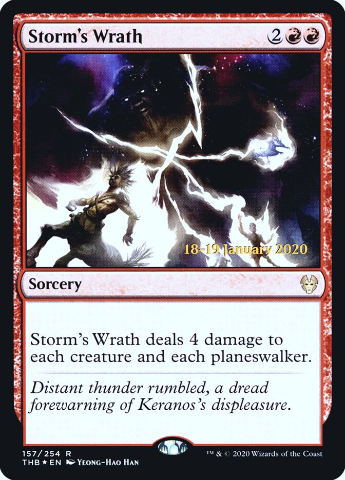 Storm's Wrath — Theros Beyond Death Promos 157s/137