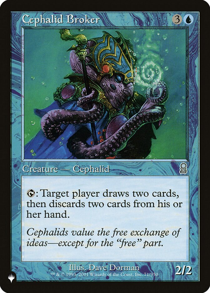 Cephalid Broker — The List ODY-71/5581