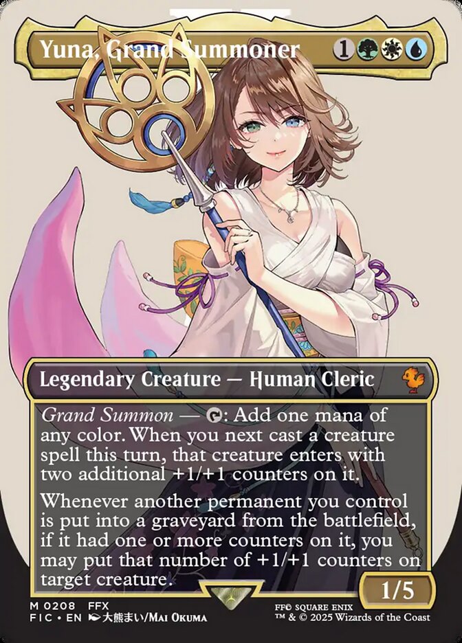 Yuna, Grand Summoner — Final Fantasy Commander 208/486