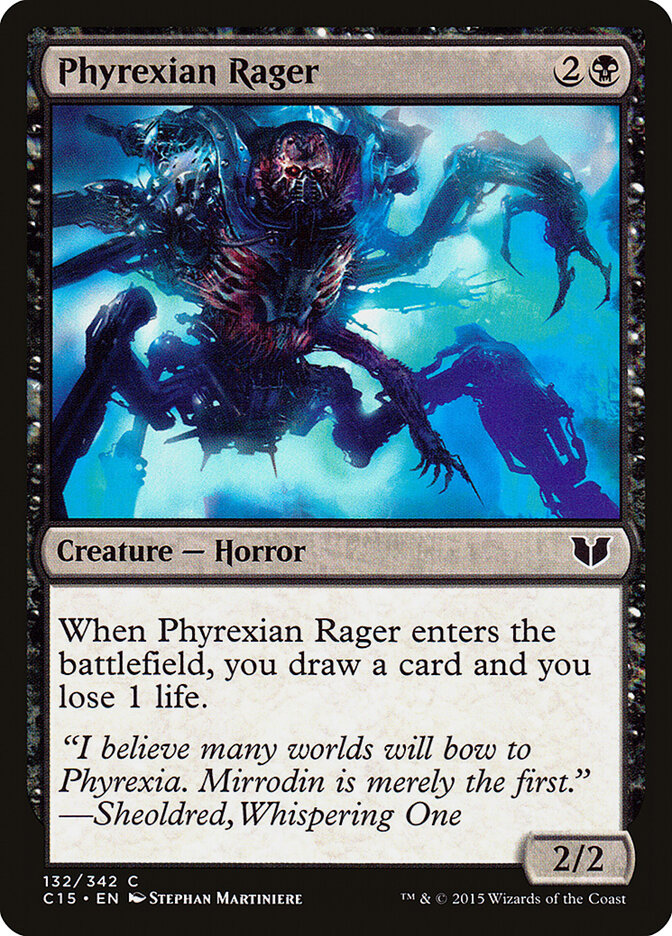 Phyrexian Rager — Commander 2015 132/342