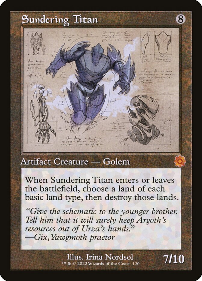 Sundering Titan — The Brothers' War Retro Artifacts 120/189