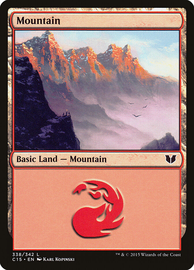 Montagne — Commander 2015 338/342