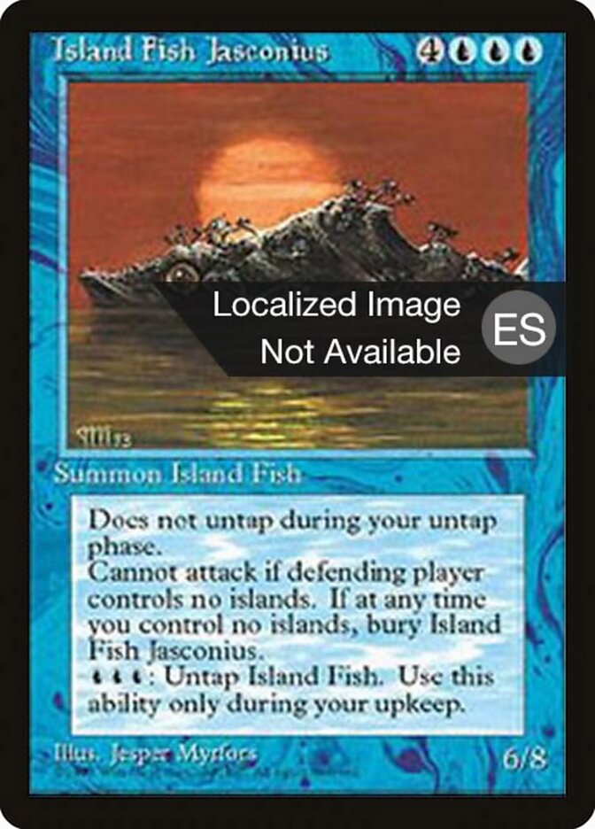 Island Fish Jasconius — Fourth Edition Foreign Black Border 78/378