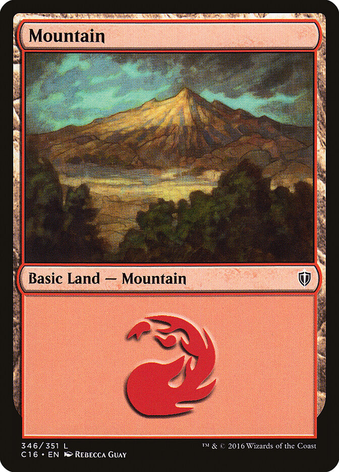 Mountain — Commander 2016 346/351