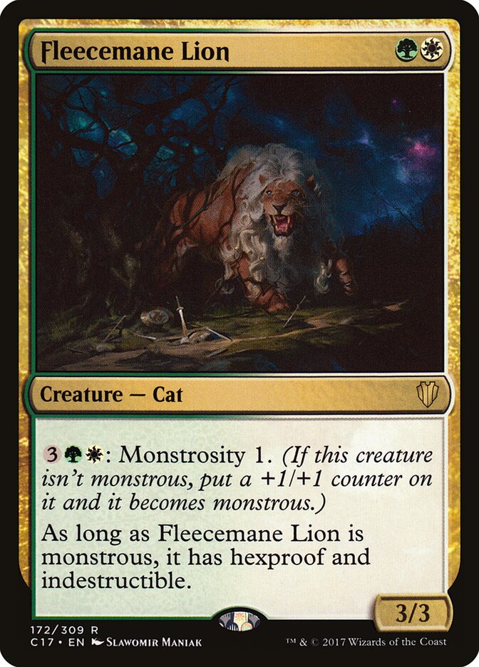 Fleecemane Lion — Commander 2017 172/309