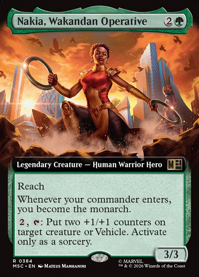 Nakia, Wakandan Operative — Marvel Super Heroes Commander 384/866