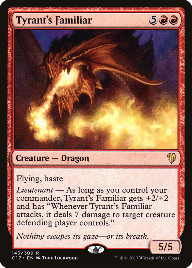 Tyrant's Familiar — Commander 2017 143/309
