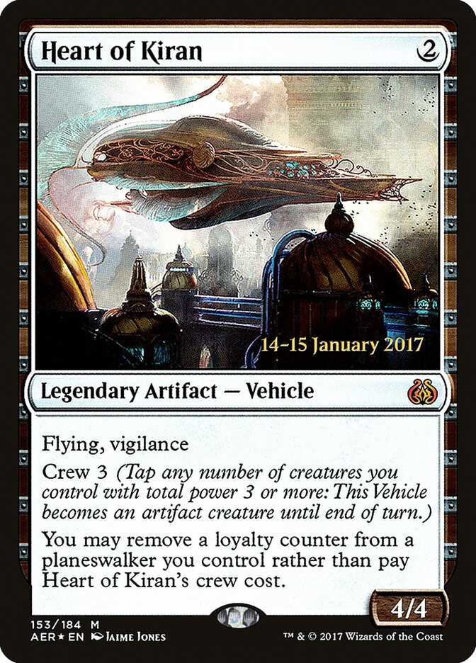 Heart of Kiran — Aether Revolt Promos 153s/65