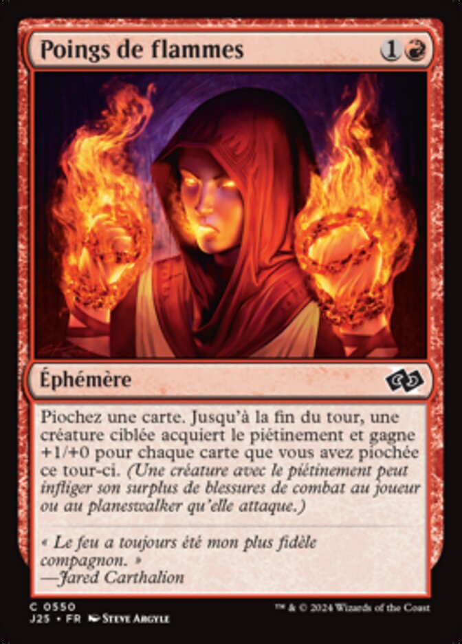 Poings de flammes — Foundations Jumpstart 550/779