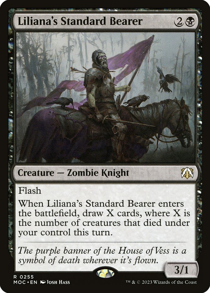 Liliana's Standard Bearer — March of the Machine Commander 255/450