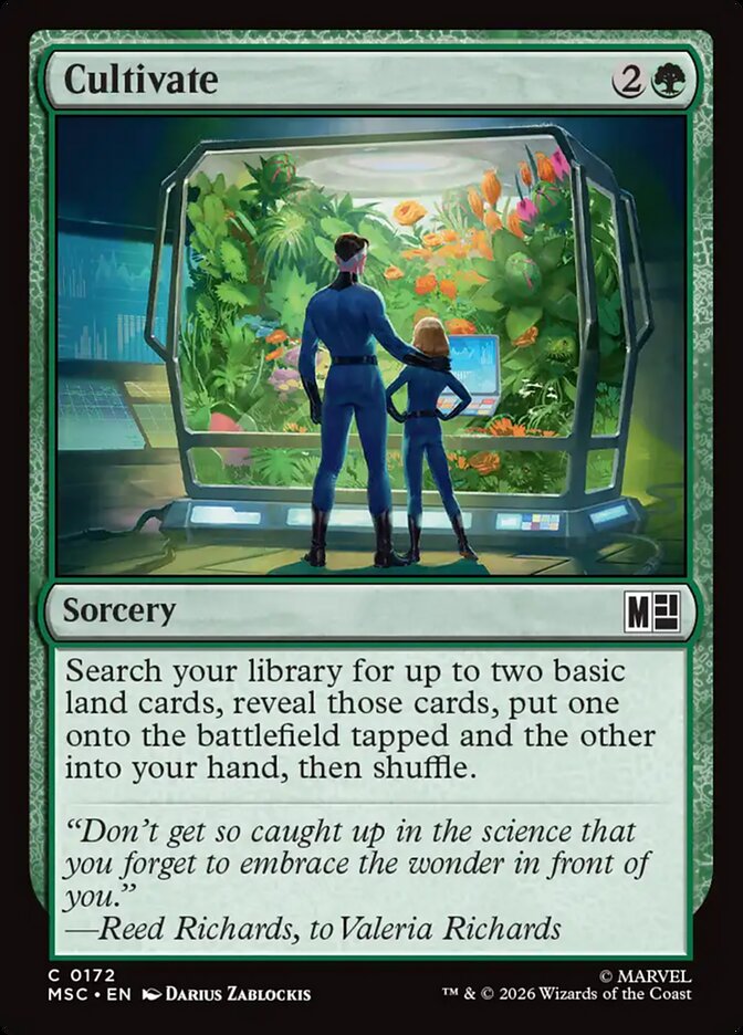Cultivate — Marvel Super Heroes Commander 172/866