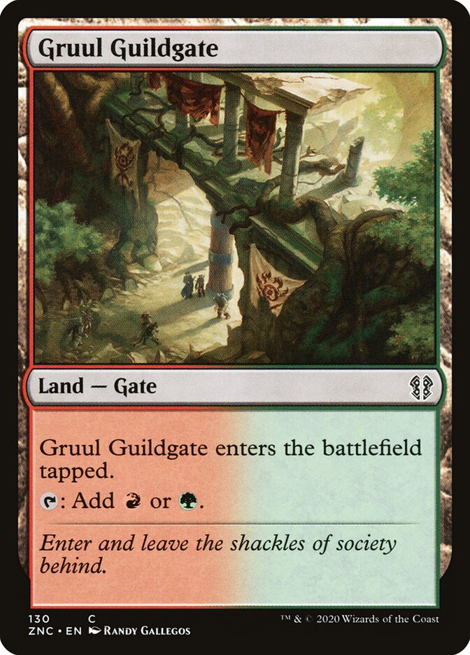 Gruul Guildgate — Zendikar Rising Commander 130/142