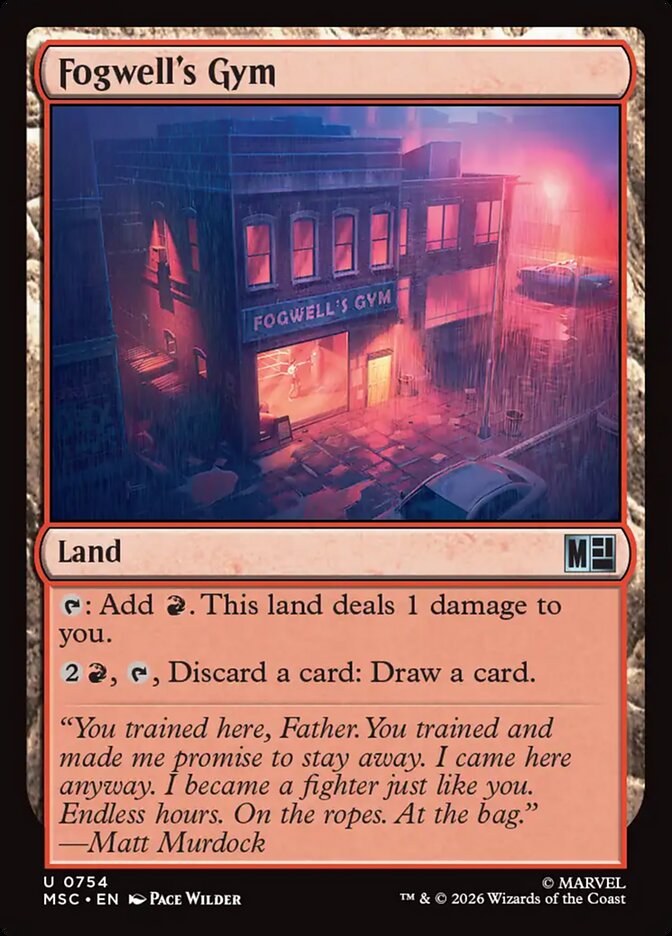 Fogwell's Gym — Marvel Super Heroes Commander 754/866