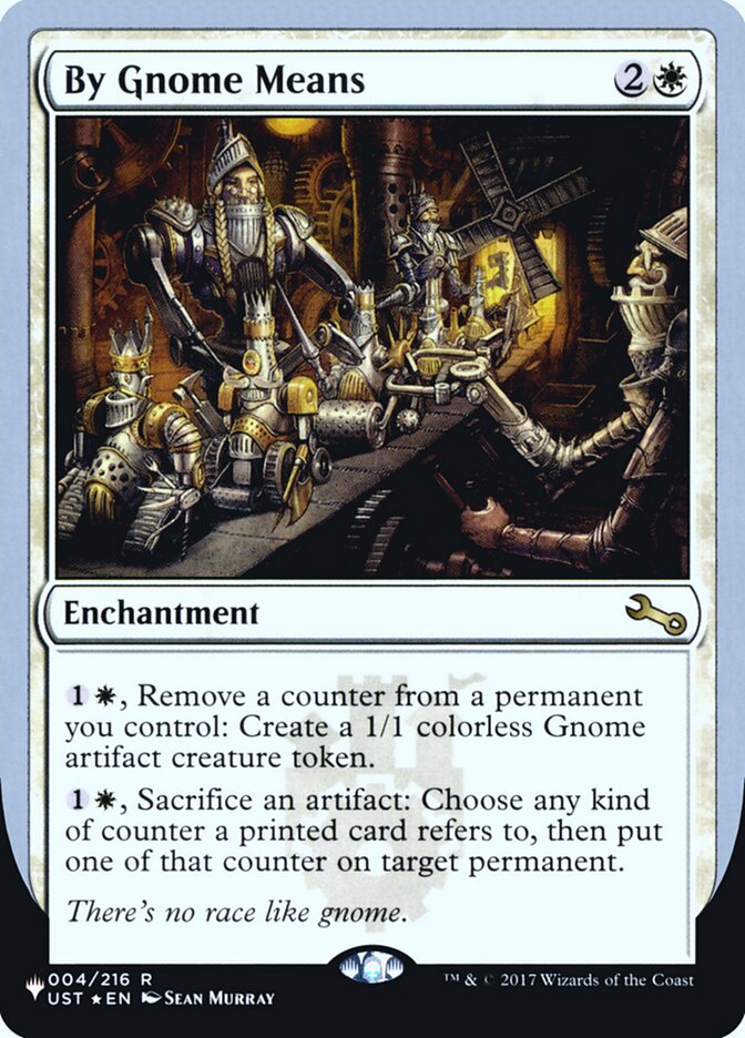 By Gnome Means — The List (Unfinity Foil Edition) 1/62