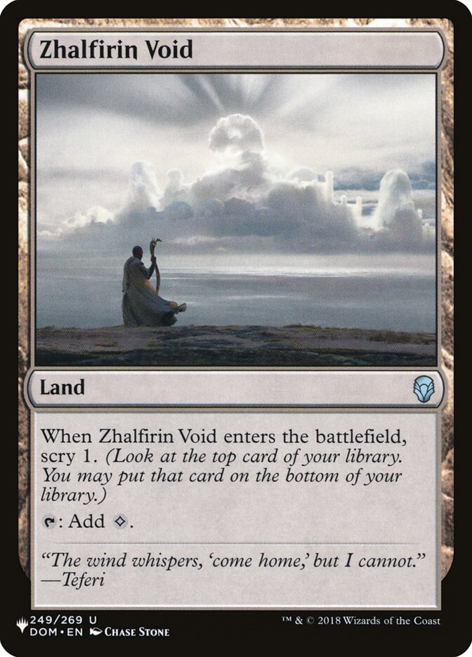 Zhalfirin Void — The List DOM-249/5581